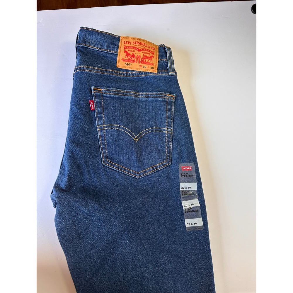 Levi Strauss & Co.‎ 514 Jeans, Mens, W30 L30, Blue Denim, Modern Fit